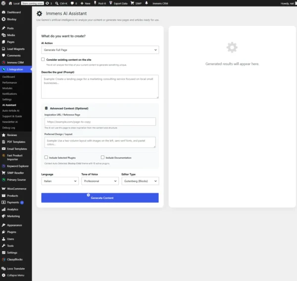 AI Assistant di Immens Integration