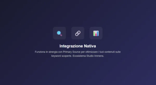 Integrazione Keyword Explorer con Primary Source