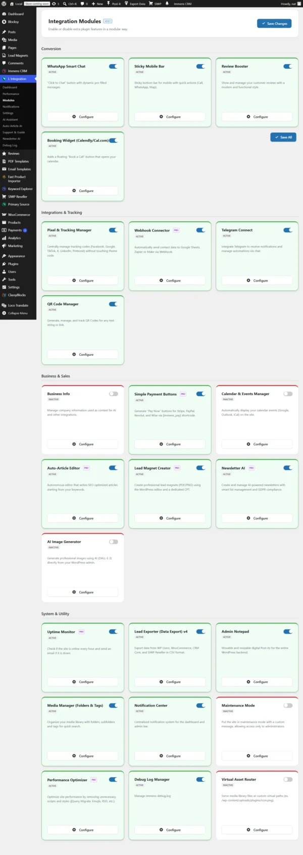 Monitoraggio uptime sito